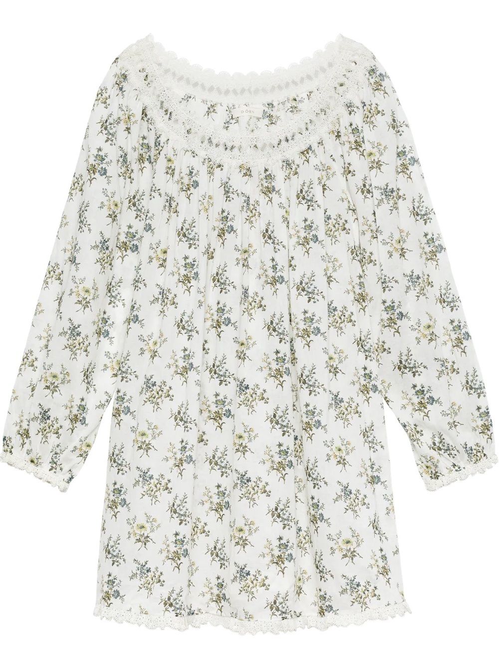 Doen Donelle Nightgown in Creme Fleur Du Palais - Picture 7 of 9